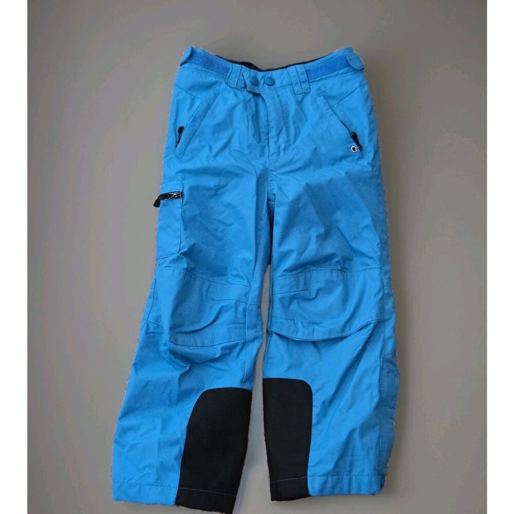 REI Girls Youth XXS 4-5 Blue Ski‎ Snow Pants Fleece Lined